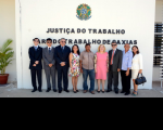 Prestigiaram a solenidade, juízes, servidores, terceirizados e autoridades locais