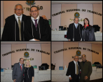 Des. Luiz Cosmo e James Magno; des. Gerson Oliveira e juíza Solange Passos; des. Américo Bedê e Ilka Esdra; des. Luiz Cosmo e juiz Carlos Gustavo.