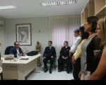 Desembargador James Magno durante leitura de ata da correição