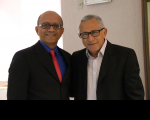 Raimundo Lindoso e o desembargador Luiz Cosmo.