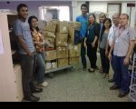 A Coordenadoria de Distribuição e Cadastramento Processual contribuiu com a coleta de 117 kg de papel
