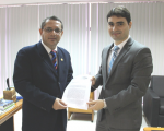 Desembargador James Magno e juiz Fernando Barboza.