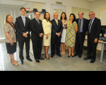 Ministro, desembargadores, juiz e servidores da CGJT e da Ejud