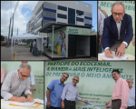 Inaugurado o Posto Fixo de Coleta Seletiva Ecocemar no Foro Astolfo Serra