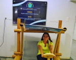 Margareth Morais, do Setor Gráfico, prestigia a campanha.