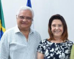 Desembargadores Valtércio Oliveira e Denise Horta, eleitos, respectivamente, presidente e vice do Coleprecor.