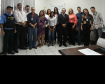 Equipe da Corregedoria e da VT de Açailândia no encerramento da correição