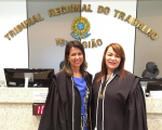 Desembargadoras Márcia Andrea e Solange Castro Cordeiro.