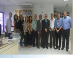 Servidores da Corregedoria e da VT de Timon com o corregedor James Magno e o juiz Fábio Sousa