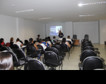 Tatiana inicia falando do Programa Trabalho Seguro
