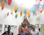 Da esquerda para a direita: André Pinto, Apolifran Cumaru e Alexandre Matula, componentes da equipe da TV TST.