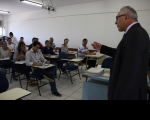 Presidente Luiz Cosmo desejou boa sorte aos candidatos do VIII Concurso de Juiz do Trabalho do TRT-MA