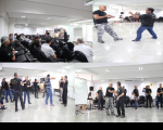 Agentes de Segurança do TRT-MA nas aulas práticas e teóricas