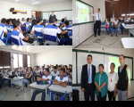 Alunos e professores do CE YBacanga participam da palestra do procurador Marcos Rosa