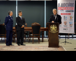 Presidente do Conselho Nacional de Justiça e do Supremo Tribunal Federal, ministro Ricardo Lewandowski, no lançamento da Campanha Zikazero - O Judiciário no Combate ao Mosquito.