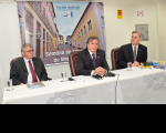 Desembargador José Evandro de Souza, desembargador Gerson de Oliveira Filho e juiz João Humberto Cesário