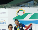 Luciana conquistou duas medalhas de ouro