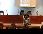 Ator Josimael Caldas durante a esquete Depressão
