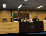 Desembargador Gerson de Oliveira presidiu a assembleia do Conematra