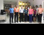Equipe responsável pela digitalização e migração de processos em Timon