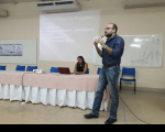 O juiz do trabalho Carlos Eduardo fez palestra sobre direitos sociais no Projeto TRT na Escola de Açailândia