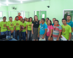Juíza Liliana e agentes comunitários de saúde