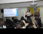 Juíza Wanda Lúcia (TRT-GO) fez palestra sobre conciliação e mediação na 8ª Semana de Formação de Magistrados