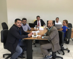 Juiz Manoel Joaquim durante audiências em Mirador