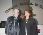 Desembargadora Solange de Castro Cordeiro e o desembargador Américo Bedê Freire foram eleitos, por aclamação, para o biênio 2018-2019