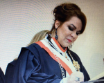 Desembargadora Solange assina termo de posse