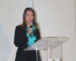Desembargadora Márcia Andrea abriu a 9ª SFM e 7ª SS e salientou que EJUD16 tem debatido o tema sobre saúde mental