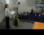 Desembargadora Solange de Castro Cordeiro enfatizou a importância dos magistrados e servidores para o fortalecimento das ações da Justiça do Trabalho