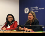 Desembargadora Márcia Andrea presidiu a mesa em que houve apresentação da juíza Angelina