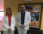 Presidenta Solange e o presidente da Amatra XVI