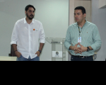 Marcelo abriu o evento, e falou sobre as ações do Projeto Eficiência Energética do TRT