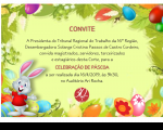 TRT-MA realiza campanha de doação de ovos de chocolate como parte da programação de páscoa do tribunal