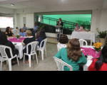 Desembargadora Solange Cordeiro parabenizou todas as mulheres e mães, maravilhosas, que fazem a nossa do Justiça do Trabalho”