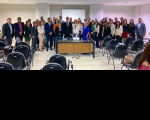 Desembargadora Solange Cordeiro parabenizou os advogados trabalhistas e lembrou da importância do seu pai