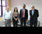 Procuradores Walber e Sara entre os desembargadores José Evandro e Américo Bedê
