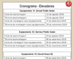 TRT avança na modernização e inicia serviços de substituição de elevadores por novos equipamentos