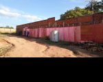 Fase 1 da obra em Imperatriz: cercamento de tapumes.