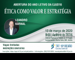 Escola Judicial do TRT-MA abre ano letivo com palestra de Leandro Karnal