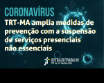 Imagem em fundo preto com símbolos em verde remetendo ao Coronavírus