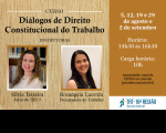 Imagem relativa à notícia sobre o curso “Diálogos de Direito Constitucional do Trabalho” realizado pela EJUD16