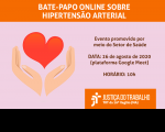 Imagem relativa à notícia sobre o bate-papo online sobre hipertensão arterial