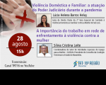 Imagem relativa à notícia sobre lives do dia 28 da Campanha "Agosto Lilás" com o tema violência contra a mulher