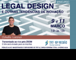 Imagem referente ao curso Legal Design, promovido pela Ejud
