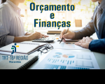 Imagem com informações sobre Orçamento e Finanças