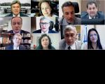 Print de tela de computador com a imagem dos participantes da reunião
