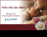Chamada para a mensagem de Feliz Dia das Mães.